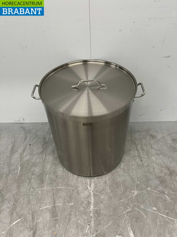 Stainless steel Soup Pan Cooking Pan Induction 55 x 60 cm 140 liters Horeca