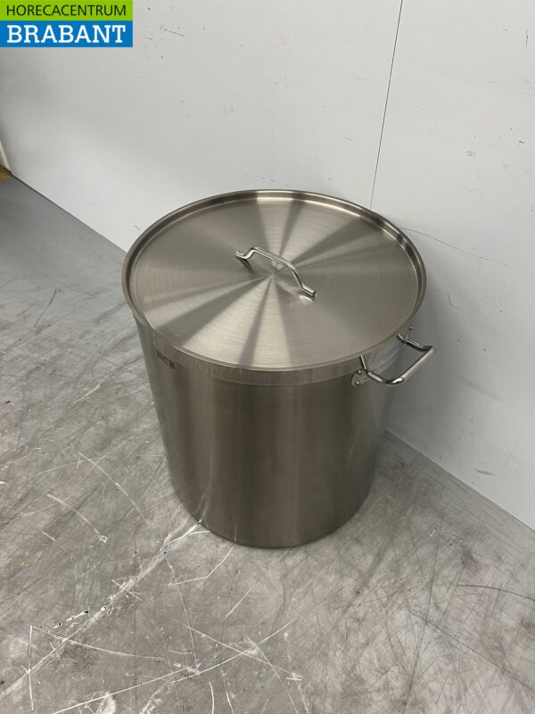 Stainless steel Soup Pan Cooking Pan Induction 55 x 60 cm 140 liters Horeca - Image 2