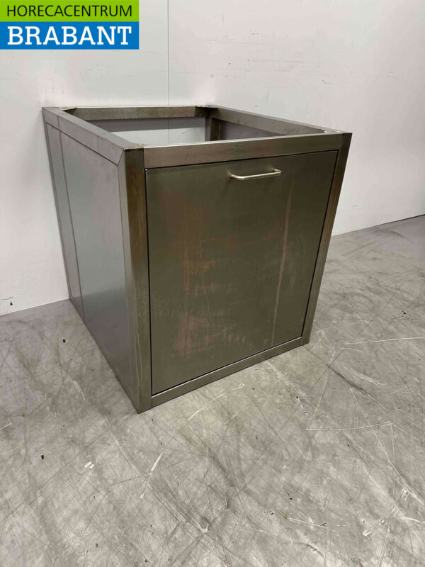 Stainless Steel Work Unit with Extendable Trash Bin Waste Bin 64.5 cm Catering - Image 3