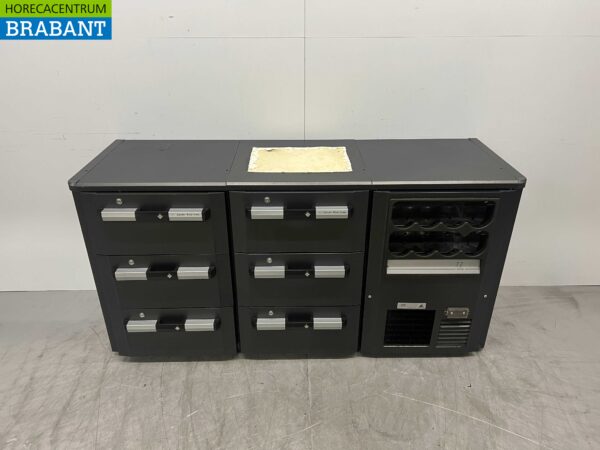 Gamko Backbar Bar Cooler Bottle Nest 5 Drawers 170.5 cm Catering