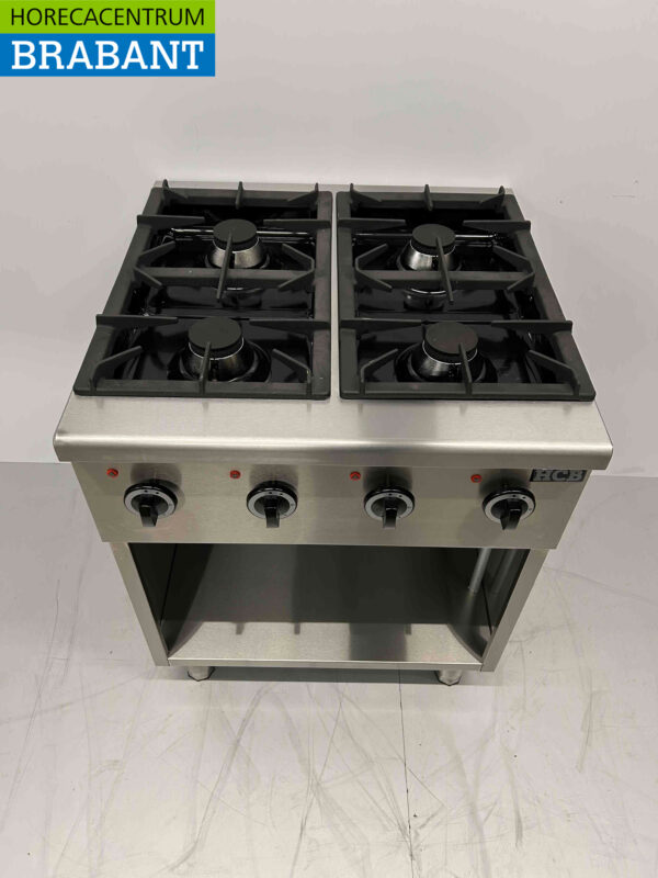 Stainless steel HCB 4 burner gas stove stove Series 700 70 cm 24 kW Horeca - Image 4