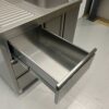 Stainless steel Sink Sink hinged doors and drawers 100 cm Catering - Image 6