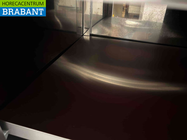 Stainless steel HCB Polyethylene PE Work Cabinet Cabinet Cutting Table 2 sliding doors 3 drawers 160 cm Catering Butchery - Image 6
