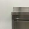 Stainless Steel Work Cupboard Cabinet Work Table 2 folding doors and 3 drawers 100 cm Hospitality - Image 6