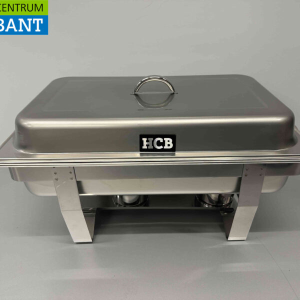 Stainless steel HCB Chafing dish set 1 x 1/1, 2 x 1/2 and 3 x 1/3 GN Horeca