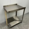 Stainless steel draining table tbv pass through dishwasher 70 cm Horeca - Image 3