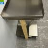 Stainless steel draining table tbv pass through dishwasher 70 cm Horeca - Image 5
