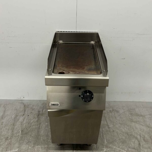 Stainless steel Zanussi Griddle Griddle Smooth griddle 40 cm 400V Horeca