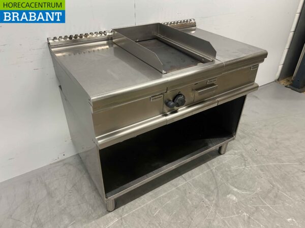 Stainless steel Electrolux griddle griddle with work unit 105 cm GAS Catering - Image 3