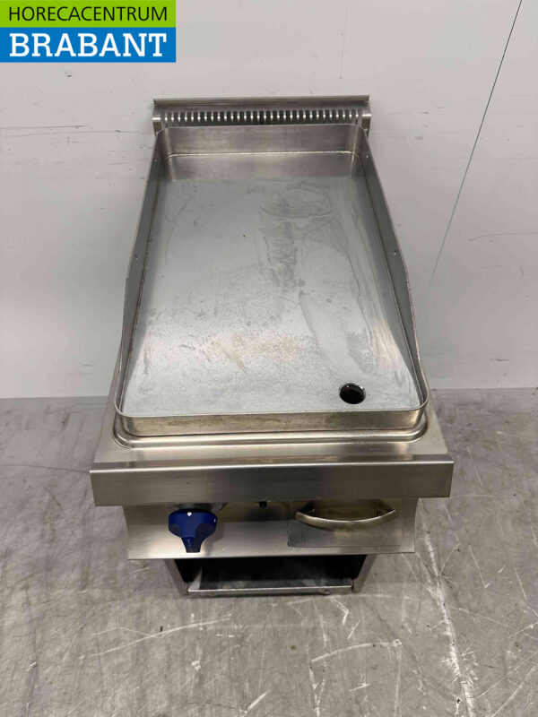 Stainless steel MBM Grill Plate Mirror Griddle Chrome Griddle Plancha 40 cm Gas Horeca - Image 2