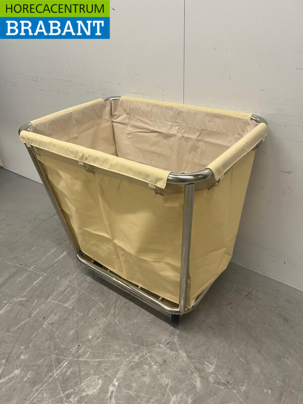 Saro stainless steel Laundry trolley Service trolley 90 cm Catering - Image 2