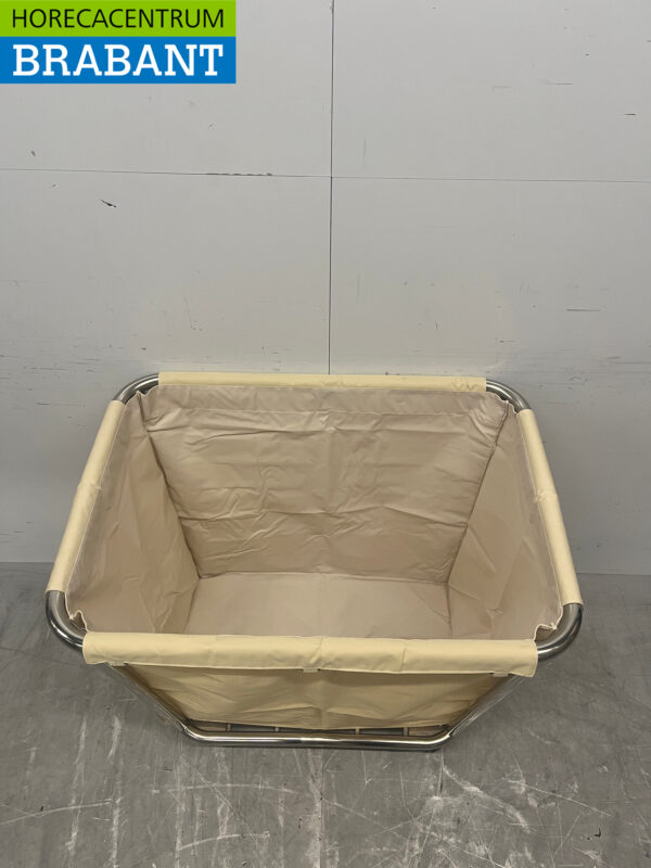 Saro stainless steel Laundry trolley Service trolley 90 cm Catering - Image 4