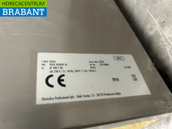 Stainless steel Zanussi Zucai Dishwasher Dishwasher Front Loader 400V Catering - Image 6