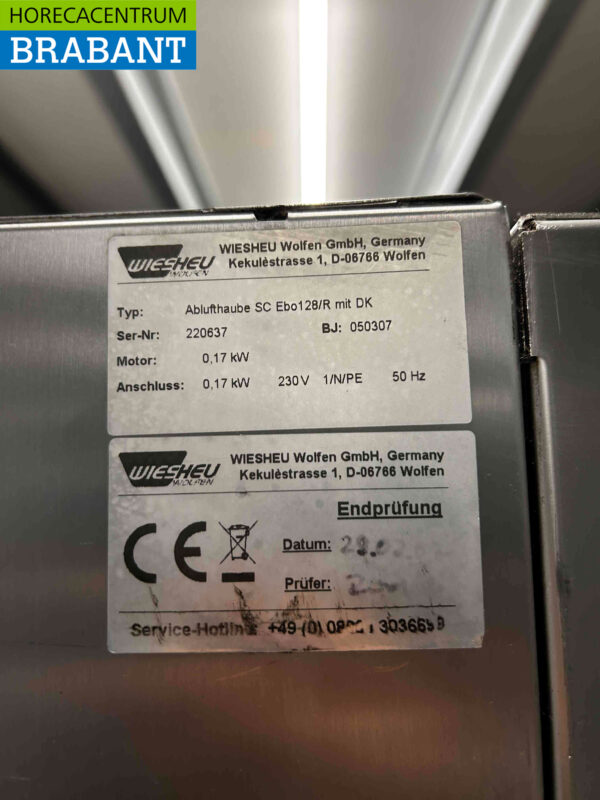 Stainless steel Wiesheu EBO 128 Deckoven Store oven Floor oven 4 layer 400V Horeca - Image 6