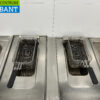 Stainless steel MKN baking line 2 burner stove, 2 x fryer and griddle 400V Horeca - Image 4