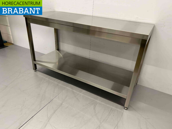 Stainless steel HCB Work Table Basic-line 150 x 60 x 85 cm Catering - Image 4