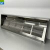Stainless steel extractor hood Extractor hood with slat filters Premium-line 300 cm Sloping model Horeca - Image 2