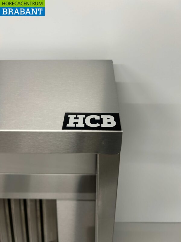 Stainless steel extractor hood Extractor hood with slat filters Premium-line 300 cm Sloping model Horeca - Image 6