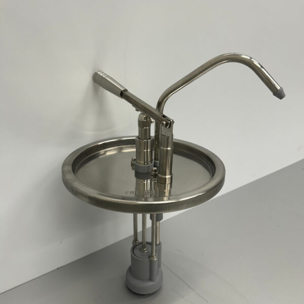HCB stainless steel Bucket dispenser Sauce pump with siphon control 5 liters Catering