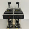 HCB stainless steel Double Coffee Machine Coffee machine with 4 jugs 1.8 liters 230V Catering