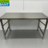 Stainless Steel Collapsible Work Table 150 x 70 x 85 cm Catering