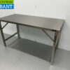 Stainless Steel Collapsible Work Table 150 x 70 x 85 cm Catering - Image 2
