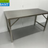 Stainless Steel Collapsible Work Table 150 x 70 x 85 cm Catering - Image 3