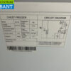 Freezer Chest Freezer with hinged lid 148 liters 230V Horeca - Image 7