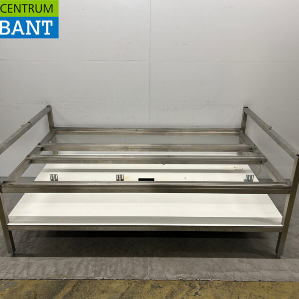 Stainless steel Base for equipment to be set up 208 x 128 x 85 cm Catering