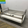 Stainless steel Base for equipment to be set up 208 x 128 x 85 cm Catering - Image 3