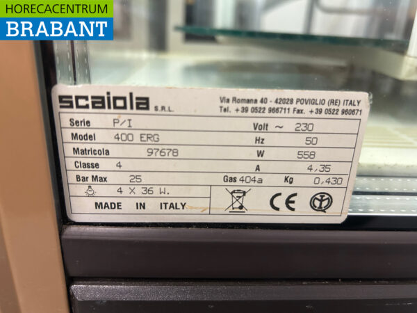 Scaiola Refrigerated Pastry Display Case 230V Catering - Image 6