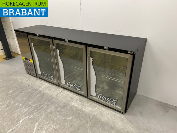 Efficold BBC-3P-N Backbar Bar Refrigerator 3 glass folding doors 201.5 cm 230V Horeca - Image 2