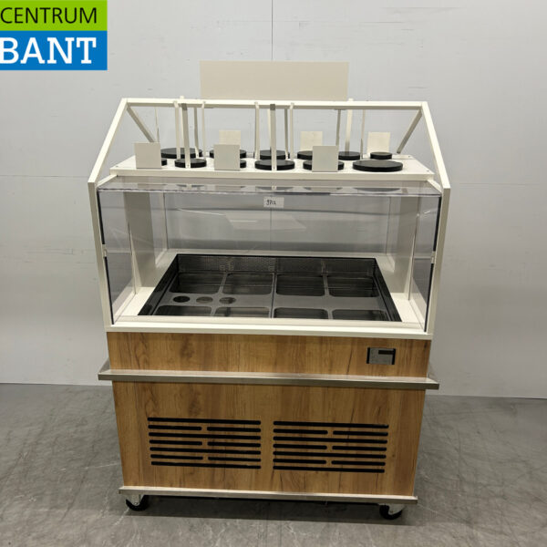Mobile Salad Buffet Refrigerated Display Case Refrigerated Buffet Buffet Buffet Refrigerated 230V Catering