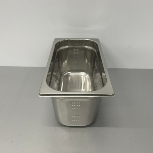 Stainless steel Perforated Gastronorm Tray GN Tray 1/3 GN Depth 150 mm Catering