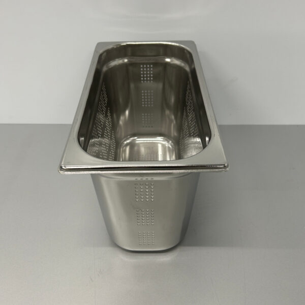 Stainless steel Perforated Gastronorm Tray GN Tray 1/3 GN Depth 200 mm Catering