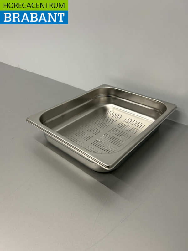 Stainless steel Perforated Gastronorm Tray GN Tray 1/2 GN Depth 65 mm Catering - Image 2