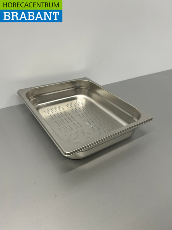 Stainless steel Perforated Gastronorm Tray GN Tray 1/2 GN Depth 65 mm Catering - Image 3
