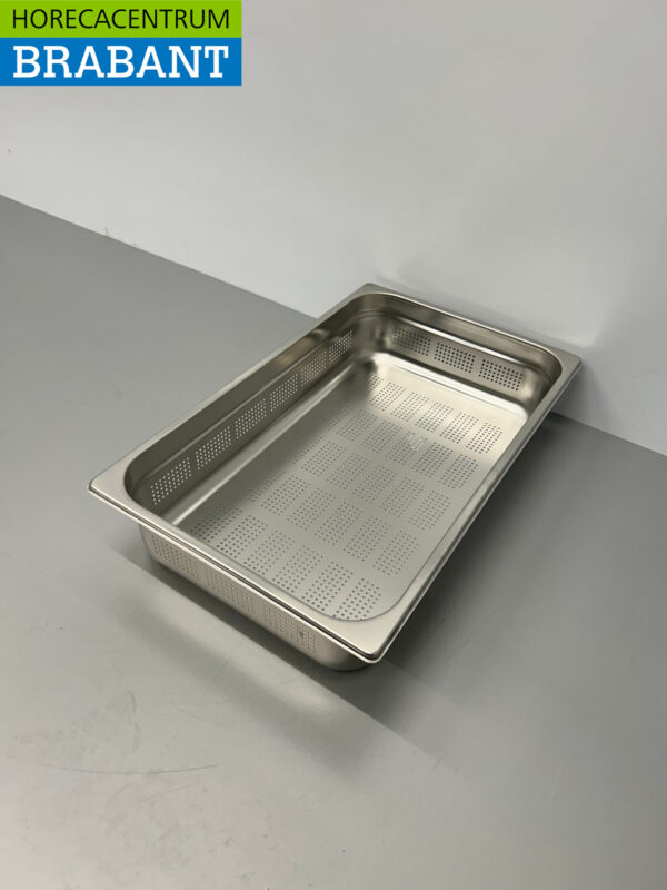 Stainless steel Perforated Gastronorm Tray GN Tray 1/1 GN Depth 100 mm Catering - Image 2