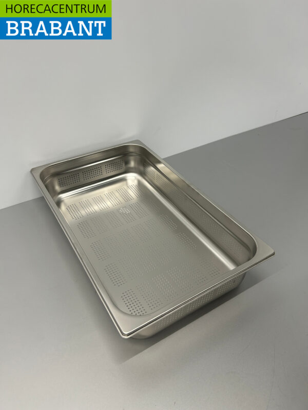 Stainless steel Perforated Gastronorm Tray GN Tray 1/1 GN Depth 100 mm Catering - Image 3