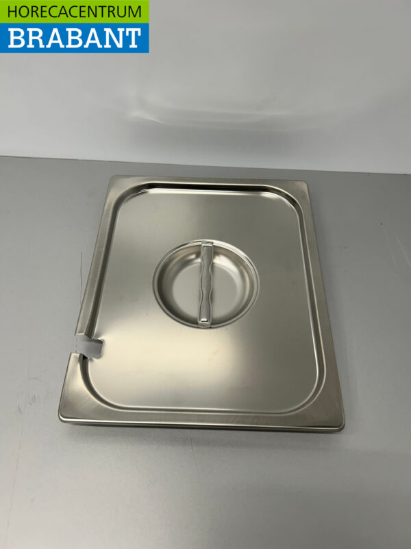 Stainless steel Gastronorm Lid GN Lid 1/2 GN with Spoon Recess Catering