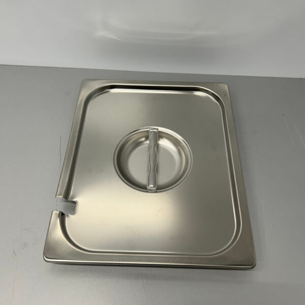 Stainless steel Gastronorm Lid GN Lid 1/2 GN with Spoon Recess Catering