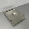 Stainless steel Gastronorm Lid GN Lid 1/2 GN with Spoon Recess Catering - Image 2