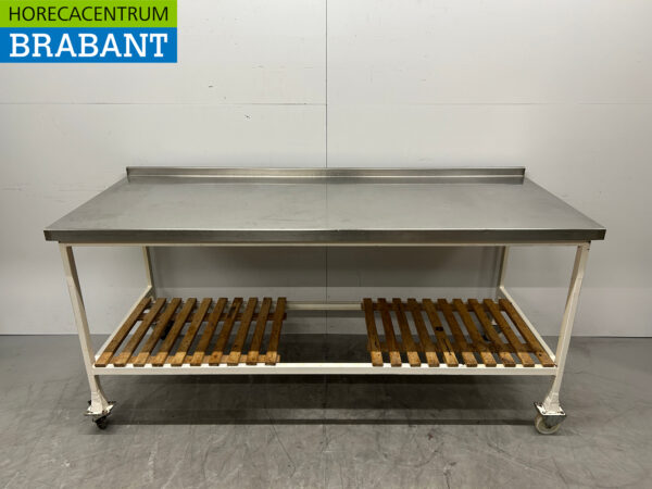Mobile Work Table 200.5 x 81.5 x 95 cm Catering