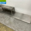 Stainless steel Countertop with Heat Bridge 320 x 75 cm 230V Horeca - Image 2