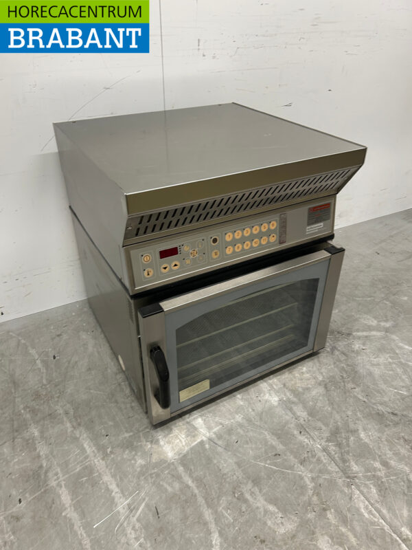 Stainless steel Hot Air Oven Steamer Eloma EB30 with exhaust hood 230V Catering - Image 2
