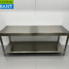 Stainless steel HCB Work Table Basic-line 200 x 70 x 85 cm Catering
