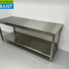 Stainless steel HCB Work Table Basic-line 200 x 70 x 85 cm Catering - Image 2