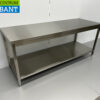 Stainless steel HCB Work Table Basic-line 200 x 70 x 85 cm Catering - Image 3