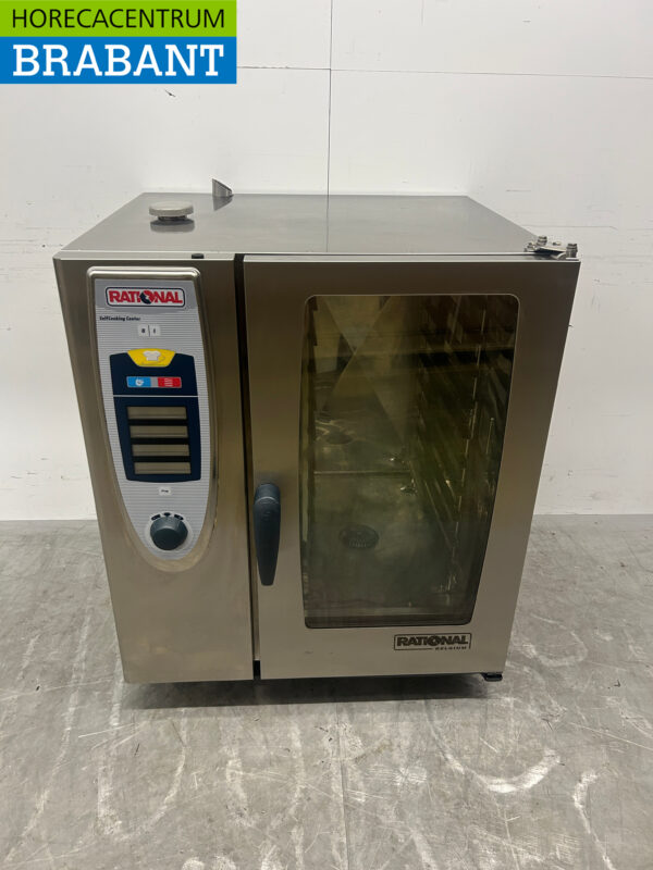Stainless steel Rational SCC101 SelfCookingCenter Combisteamer Steamer 10 x 1/1 GN/gastronorm 400V Horeca