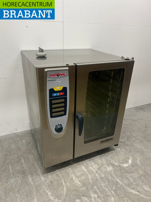 Stainless steel Rational SCC101 SelfCookingCenter Combisteamer Steamer 10 x 1/1 GN/gastronorm 400V Horeca - Image 2